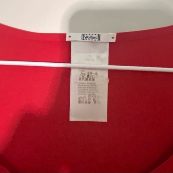 Wolford Pure Shirt in Rubinho Red - Picture 4 of 6